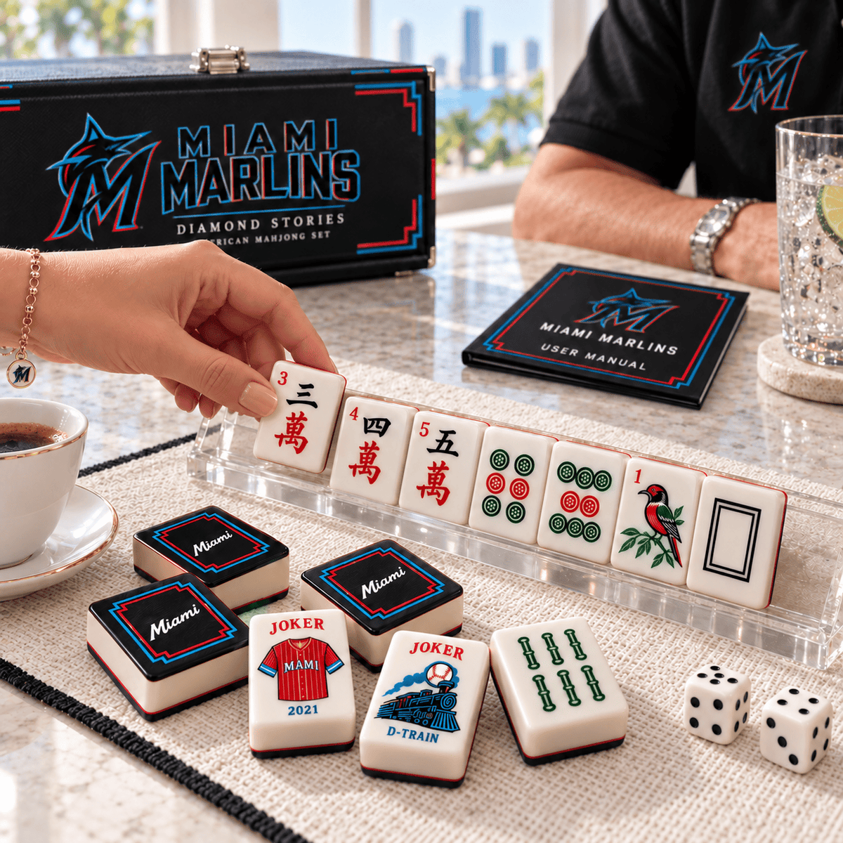 Premium MMA Mahjong Tiles Set TTMH