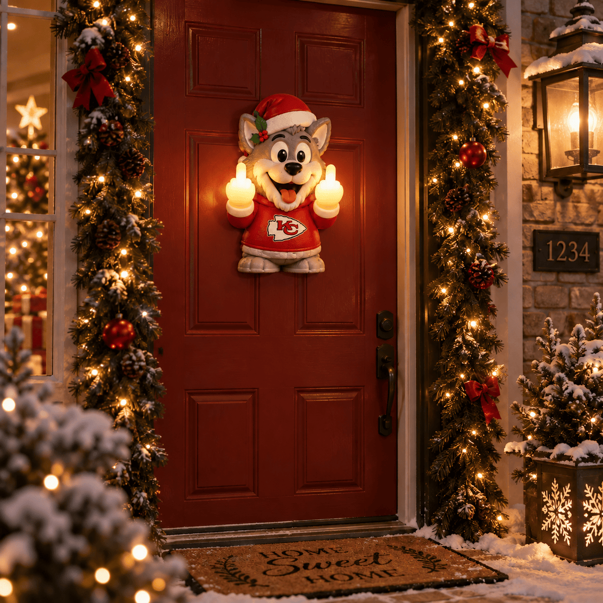 KCC Premium Christmas Middle Finger Character Light NTTB