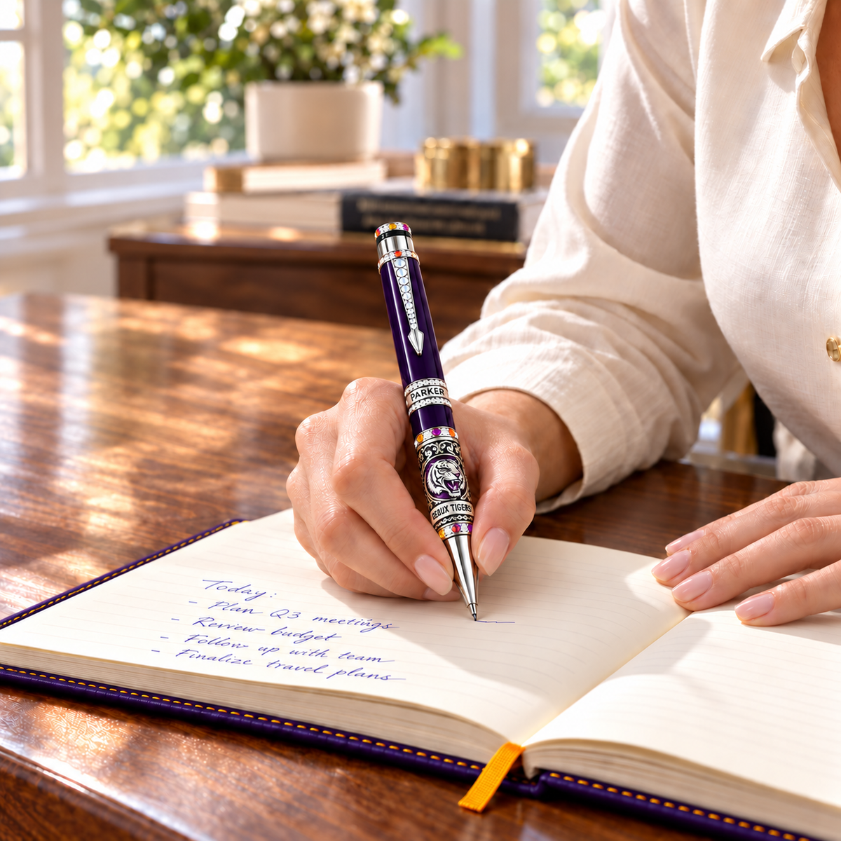 LSUT Jeweled Pen & Notebook Gift Set NHVH