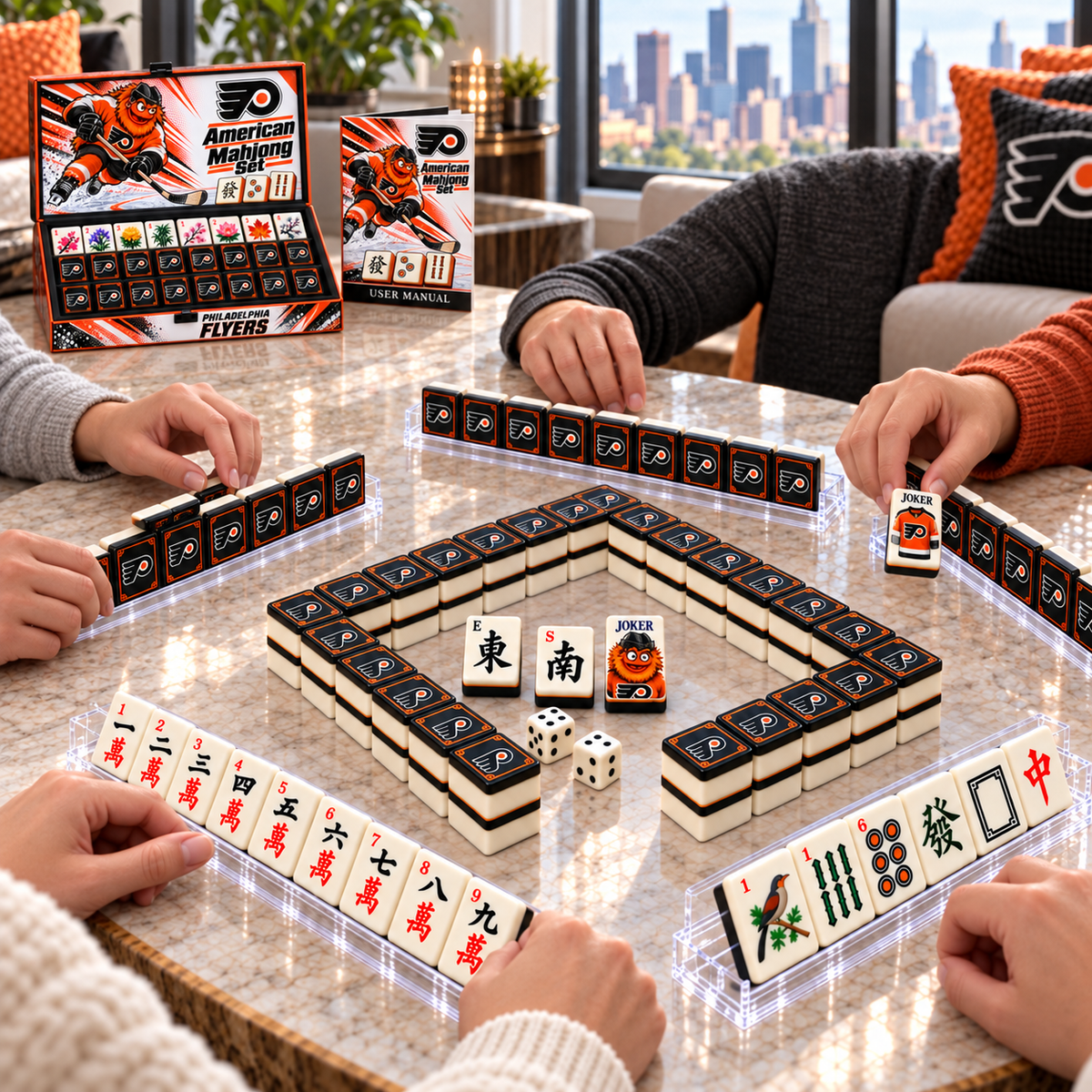 Premium PLF Mahjong Tiles Set TTMH