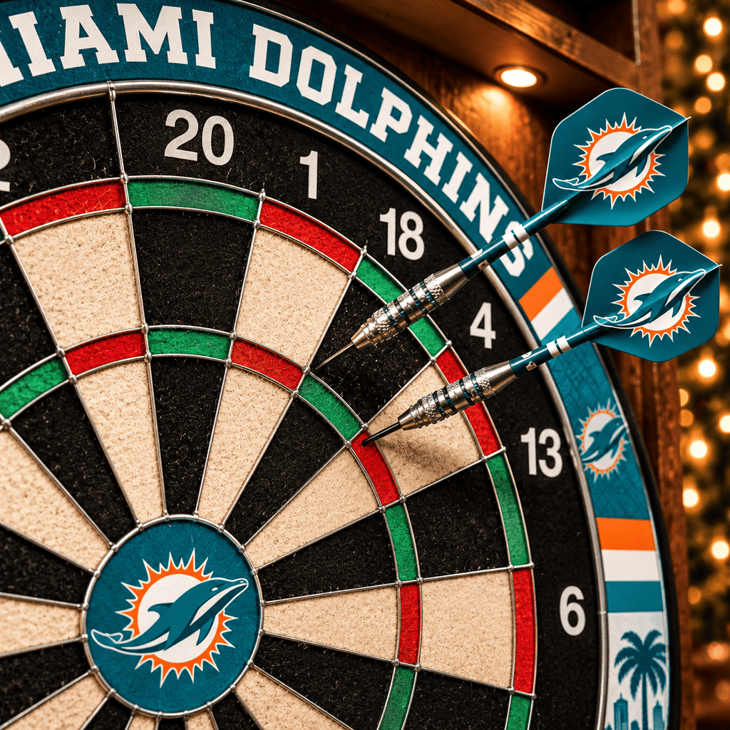 MDP Premium Dartboard Cabinet Set – Wall-Mounted Dart Game PNPA